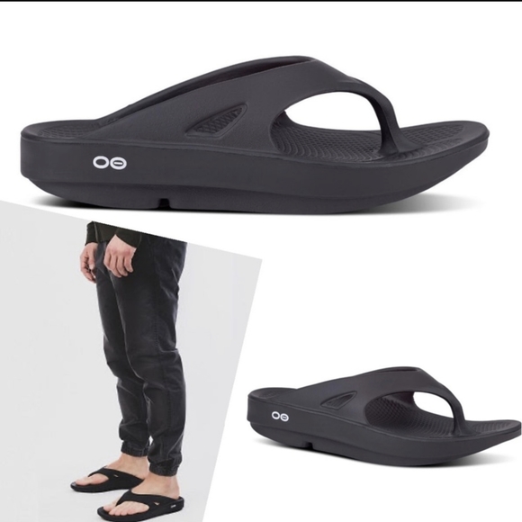 OOFOS Shoes Oofos Original Classic Black Recovery Flip Flop Poshmark